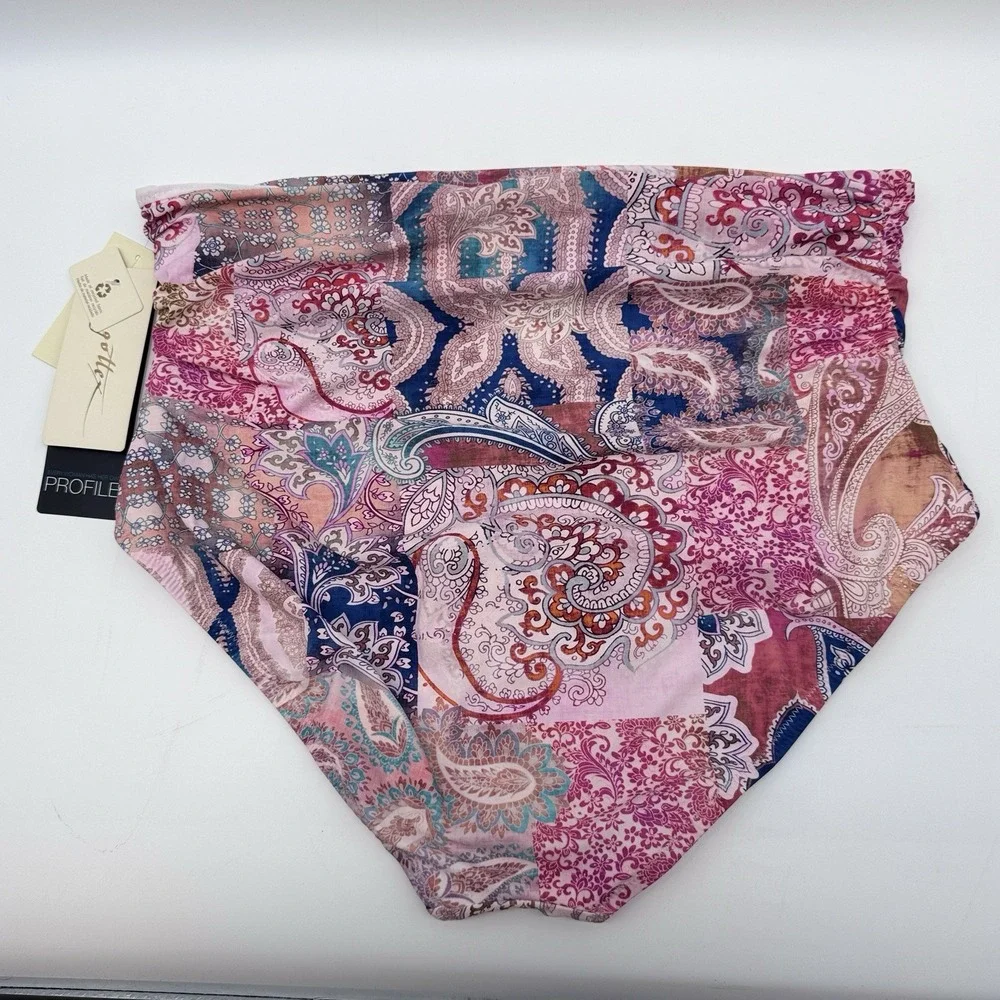 Profile by Gottex Karma Shirred High Waist Swim Bottom Size 16